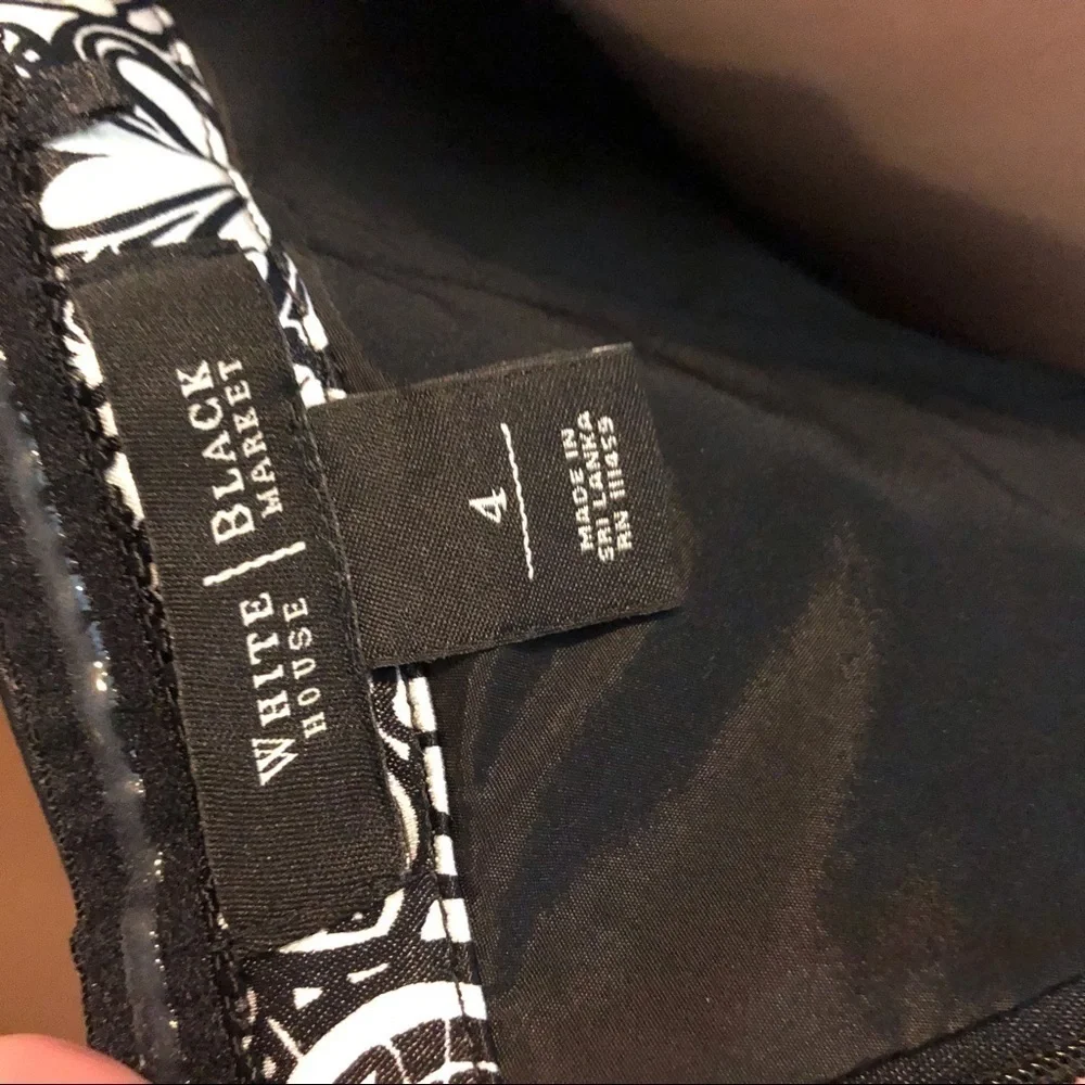 White House Black Market, strapless dress, EUC - Picture 9 of 9